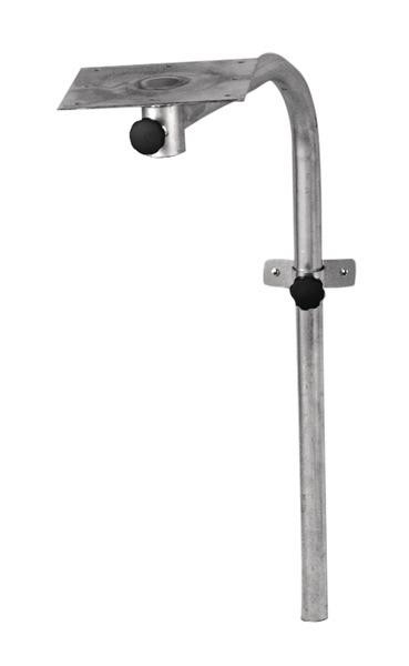 Noha otočného stolu Standard pro obytné vozy výška 72 cm rozsah otáčení 40 cm pozinkovaná ocel 307199