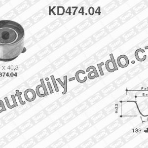 Sada rozvodového řemene SNR KD474.04