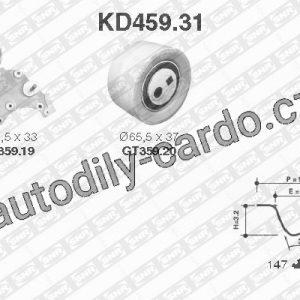 Sada rozvodového řemene SNR KD459.31 Sada rozvodového řemene SNR KD459.31