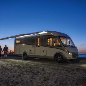 Střešní markýza Fiamma F80L – pro dodávky a obytné vozy, délka 4,5m 306201