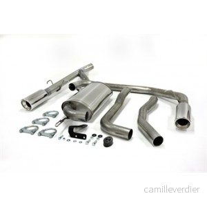 Duplexní nerezový výfuk 1x100mm Volvo S70 02VO001-10D
