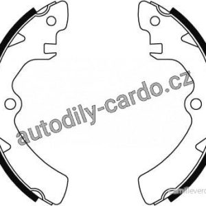 Sada brzdových čelistí TRW GS8195 – SUZUKI Sada brzdových čelistí TRW GS8195 – SUZUKI