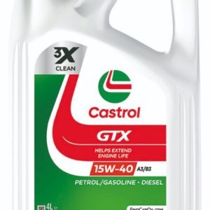 Castrol GTX 15W-40 A3/B3 4L + štítek