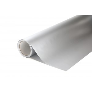 Matná stříbrná polepová fólie 152x500cm - interiér/exteriér MF02-050