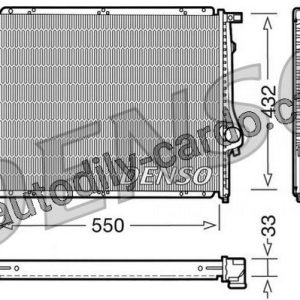 Chladič motoru DENSO (DE DRM05023) Chladič motoru DENSO (DE DRM05023)