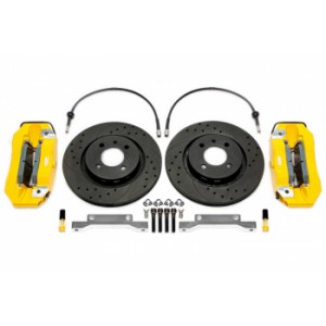 Přední čtyř pístkové brzdy kit VW Golf 3 (1H) *EVO6