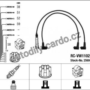 Sada kabelů pro zapalování NGK RC-VW1102 Sada kabelů pro zapalování NGK RC-VW1102