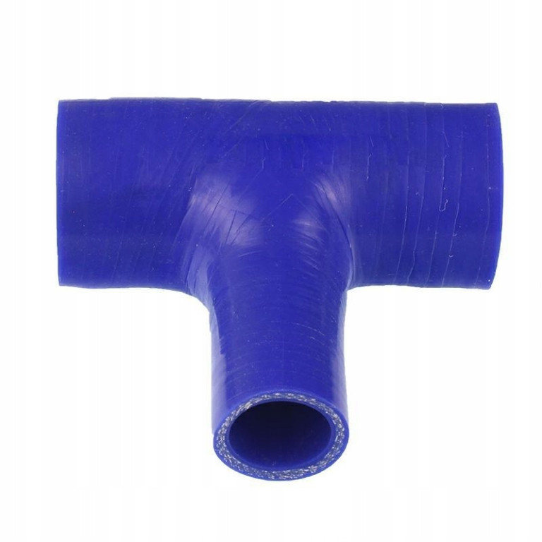 Hadice silikonová spojka T, průměr 60x60x32 mm, délka 105×60 mm, modrá 744593