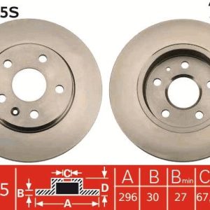 TR DF4995S Brzdový kotouč TRW – lakovaný