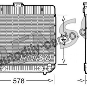 Chladič motoru DENSO (DE DRM17024)