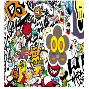 Stickerbomb TLK-107 polepová fólie 152x1000cm - interiér/exteriér TLK-107-100