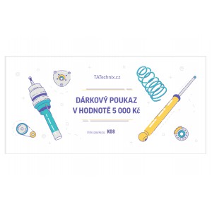 Dárkový poukaz na zboží v hodnotě 5 000 Kč DK_5000