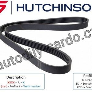 Ozubený klínový řemen Hutchinson 673 K 3