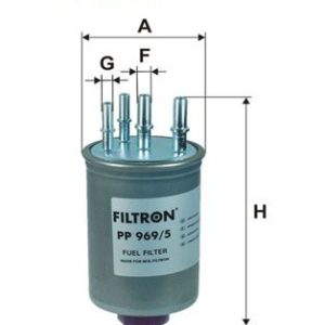 FI PP969/5 Palivový filtr FILTRON