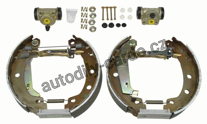 Sada brzdových čelistí TRW GSK1060 - Superkit RENAULT