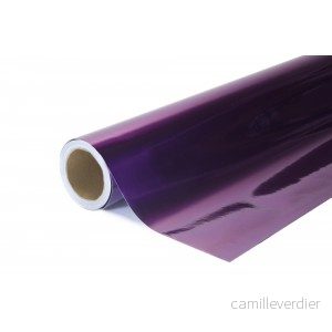 Chromovaná zrcadlová 3vrstvá fialová polepová fólie 152x300cm - interiér/exteriér SCH08-030