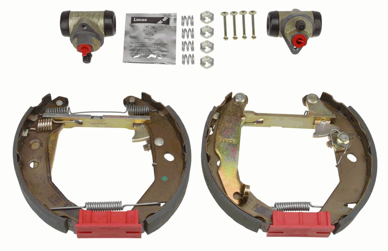 TR GSK1648 Sada brzdových čelistí TRW - SUPER KIT 925469