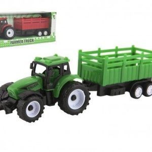 Hračka traktor s vlekem plastový, 21cm na volný chod 743874 Hračka traktor s vlekem plastový, 21cm na volný chod 743874