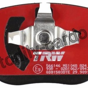 Sada brzdových destiček TRW GDB1583DTE – FORD FOCUS II Sada brzdových destiček TRW GDB1583DTE – FORD FOCUS II
