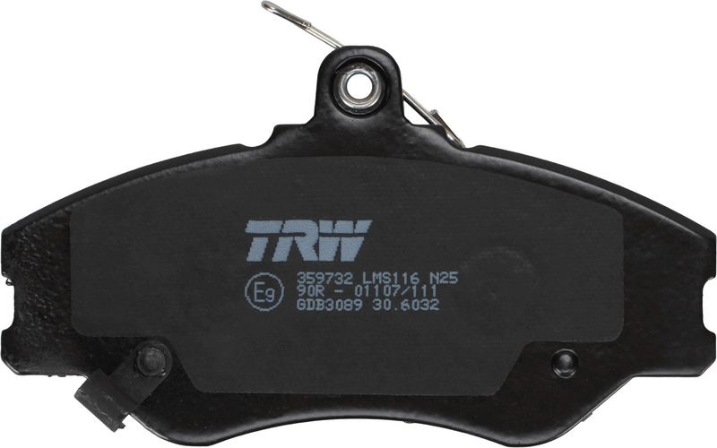 Sada brzdových destiček TRW GDB3089 - HYUNDAI H100