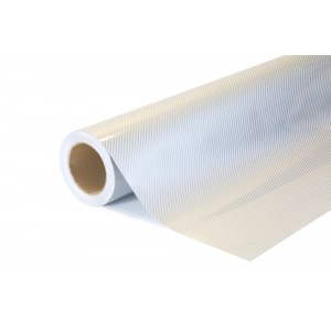 Lesklá 5D Karbonová stříbrná polepová fólie 152x1500cm - interiér/exteriér 5D3CF2-150