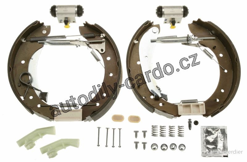 Sada brzdových čelistí TRW GSK1262 - Superkit PEUGEOT