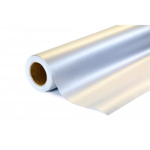 Vzorek - Broušená stříbrná polepová fólie 10x20cm - interiér/exteriér BLS03-vz