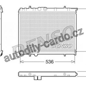 Chladič motoru DENSO (DE DRM21034) Chladič motoru DENSO (DE DRM21034)