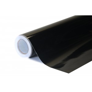 Lesklá černá polepová fólie 152x200cm - interiér/exteriér GF01-020