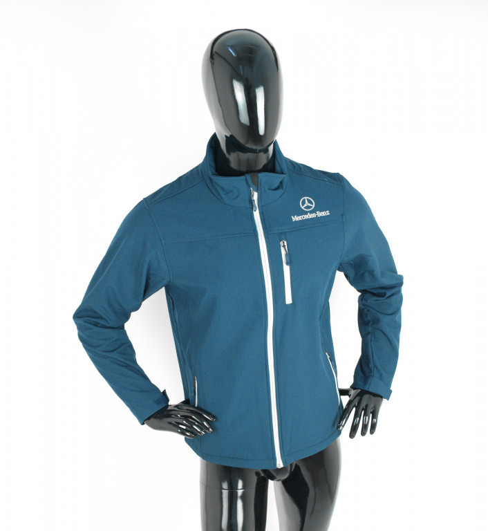 Bunda softshell MERCEDES-BENZ modrá M 743475