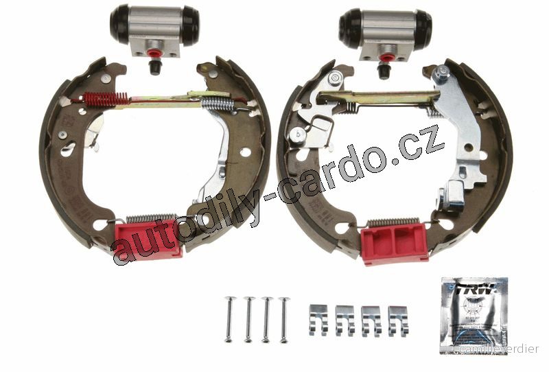 Sada brzdových čelistí TRW GSK1771 - Superkit FIAT