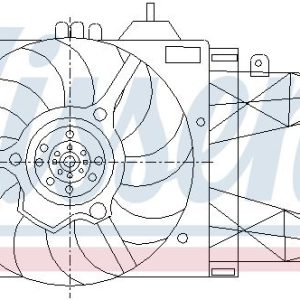 Ventilátor chladiče NISSENS 85158