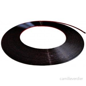 Ozdobná černá lesklá lišta 6mm - 500cm COL06-050