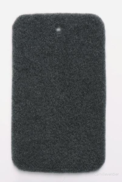 Koberec čtyřsměrně strečový plstěný Stretch-Carpet tloušťka 4,6 mm rozměr 2 × 2 m břidlicově šedý (schiefer) pro čalounění a obklady dodávek 306883