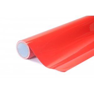Lesklá červená polepová fólie 152x500cm - interiér/exteriér GF03-050