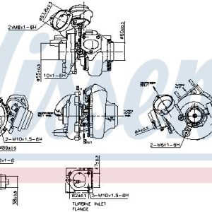 Turbodmychadlo NISSENS 93144 Turbodmychadlo NISSENS 93144