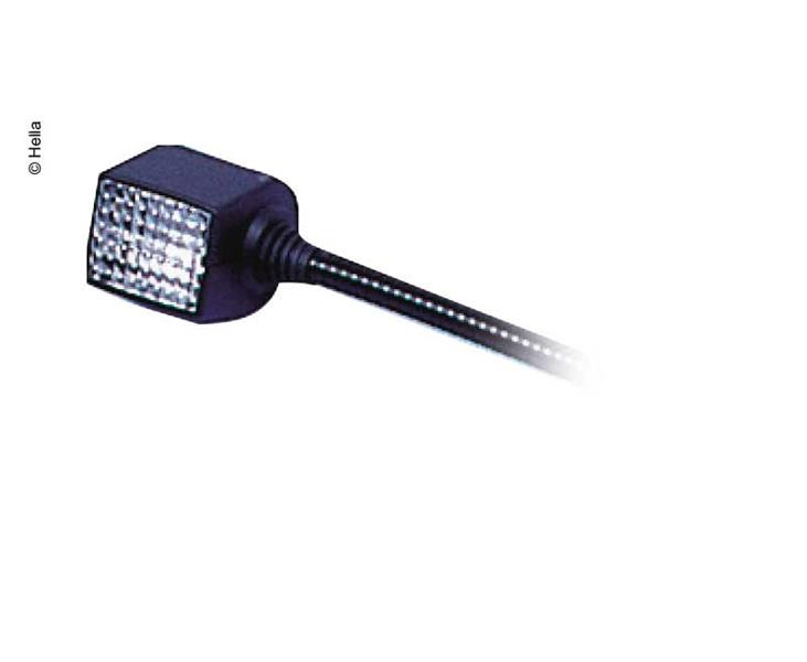 Svítidlo flexibilní čtecí do kokpitu a spacího prostoru pevná montáž 12 V 5 W délka 600 mm teplá bílá barva světla pro karavany a vestavby 303128