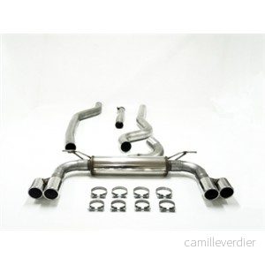Duplexní nerezový výfuk 2x80mm BMW 3 Limuzína (F30) 02BM018-8D