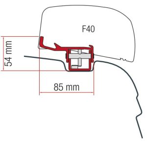Adaptér Fiamma F40Van pro VW T5/T6 306073
