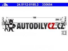 QB 32.054 Brzdová hadice QUICKBRAKE