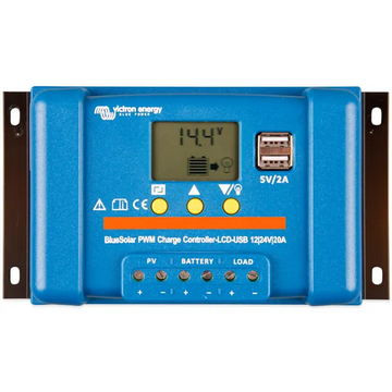 Regulátor PWM solární regulátor Victron Energy BlueSolar-LCD&USB 20A 741067 Regulátor PWM solární regulátor Victron Energy BlueSolar-LCD&USB 20A 741067