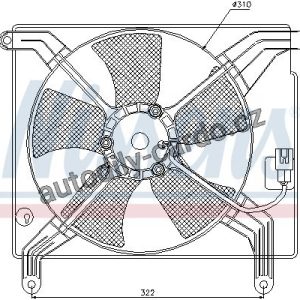 Ventilátor chladiče NISSENS 85358