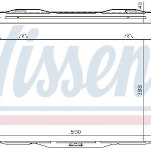 Chladič motoru NISSENS 65546A Chladič motoru NISSENS 65546A