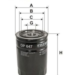 FI OP647 filtr olejový FILTRON