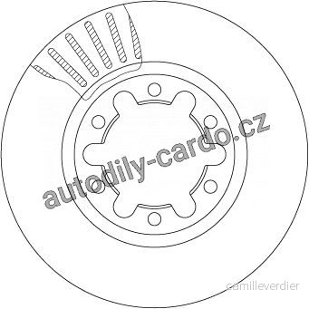 Brzdový kotouč TRW DF7237 – MAZDA B-SERIA 98-