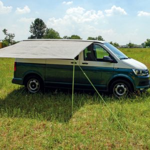 Sluneční clona markýza Shine rozměry 290 x 190 cm reflexní PE 185 g/m² dvojitý kedr 5 a 8 mm stříbrno-šedá pro karavany a obytné vozy 306424 Sluneční clona markýza Shine rozměry 290 x 190 cm reflexní PE 185 g/m² dvojitý kedr 5 a 8 mm stříbrno-šedá pro karavany a obytné vozy 306424