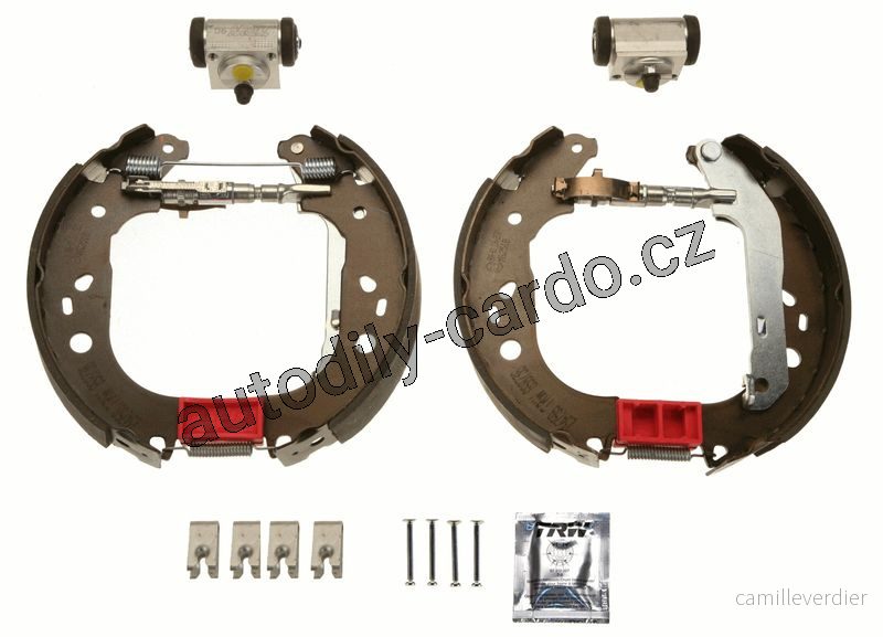 Sada brzdových čelistí TRW GSK1698 - Superkit FORD