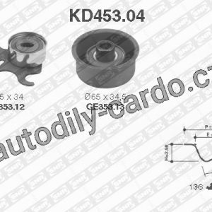 Sada rozvodového řemene SNR KD453.04