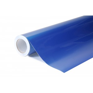 Super lesklá metalická modrá střední polepová fólie 152x700cm - interiér/exteriér SGM3020-070