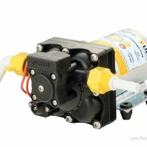 Čerpadlo tlakové membránové Lilie Shurflo Soft Serie WeißGELB 12 V (průtok 7,5 l/min, vypínací tlak 1,4 bar, samonasávací do 2,5 m) 310227